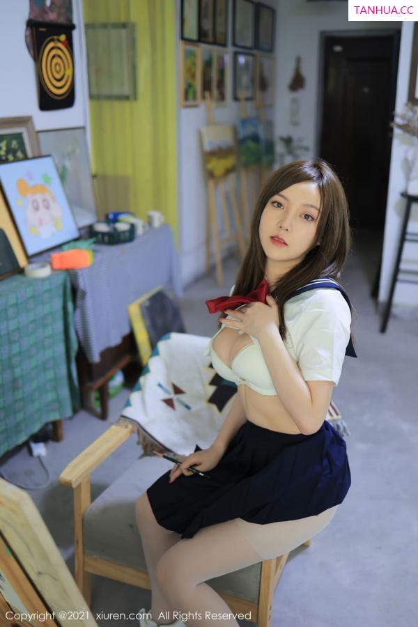 豆瓣酱  丰满学妹豆瓣酱 真实的画室场景第23张图片